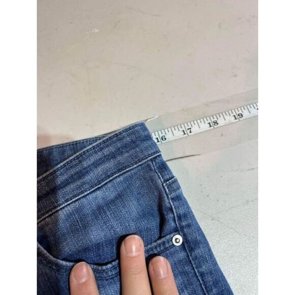 AG Adriano Goldschmied Women's The Stilt Cigarette Leg Jeans Blue Denim Size 28R - Picture 9 of 13